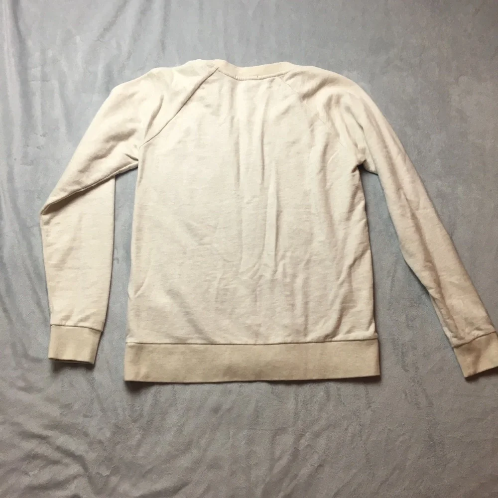 J. Crew Cream and Tan Sweater